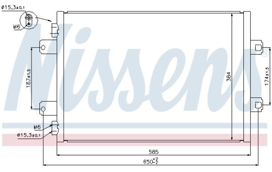 Condenser, air conditioning 940077 Nissens, Image 5