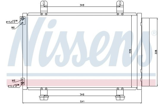 Condenser, air conditioning 940079 Nissens, Image 6