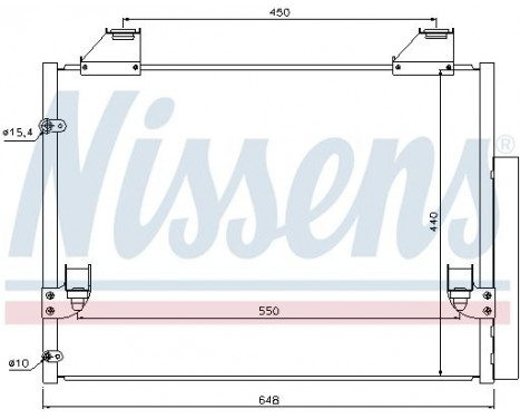 Condenser, air conditioning 940083 Nissens, Image 6