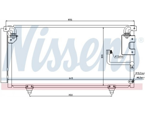 Condenser, air conditioning 940091 Nissens, Image 5