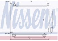 Condenser, air conditioning 940092 Nissens