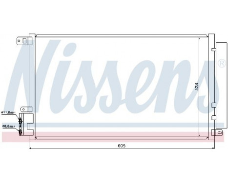 Condenser, air conditioning 940095 Nissens, Image 6