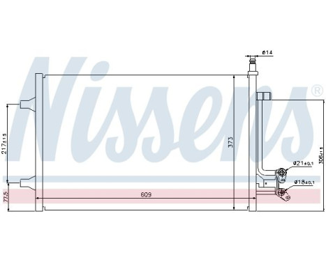 Condenser, air conditioning 940097 Nissens, Image 7