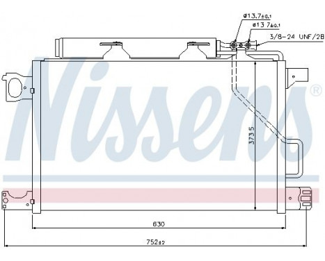 Condenser, air conditioning 940100 Nissens, Image 5