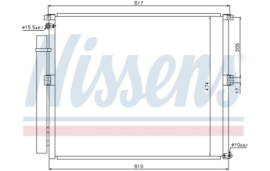 Condenser, air conditioning 940106 Nissens, Image 6