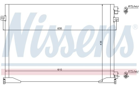 Condenser, air conditioning 940109 Nissens, Image 2