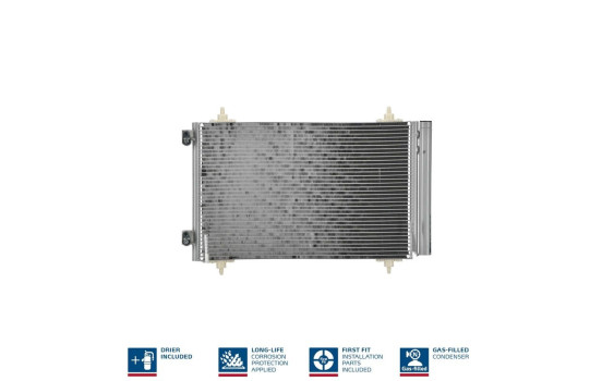 Condenser, air conditioning 940111 Nissens, Image 3