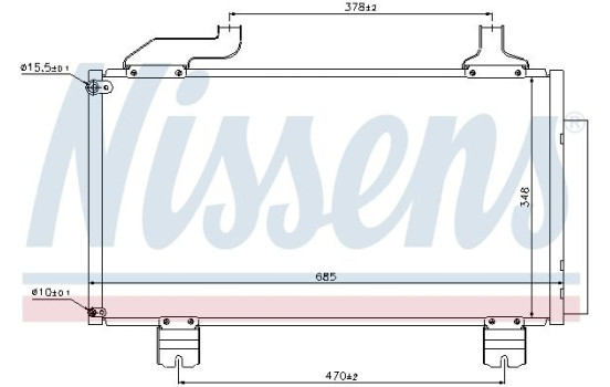 Condenser, air conditioning 940114 Nissens, Image 2