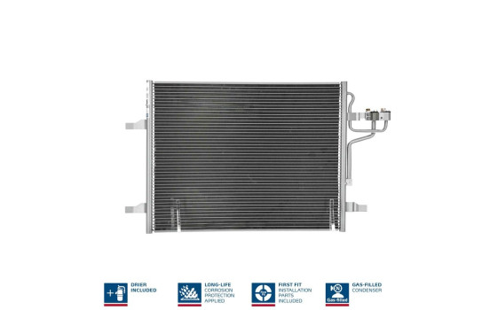 Condenser, air conditioning 940114 Nissens, Image 3