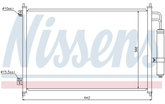 Condenser, air conditioning 940121 Nissens, Image 6