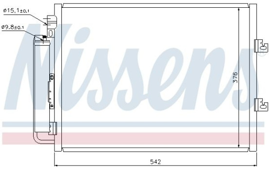 Condenser, air conditioning 940126 Nissens, Image 6