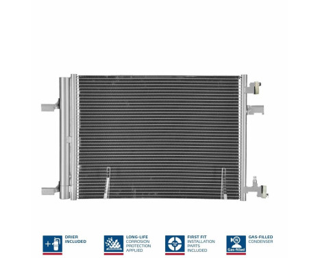 Condenser, air conditioning 940134 Nissens, Image 2