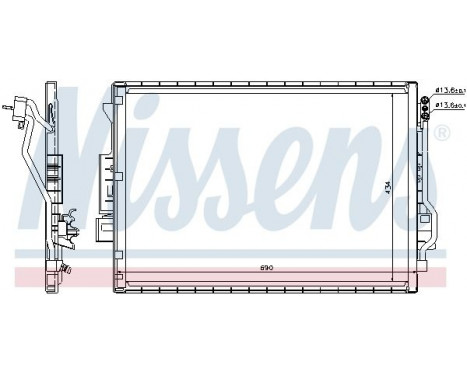 Condenser, air conditioning 940137 Nissens
