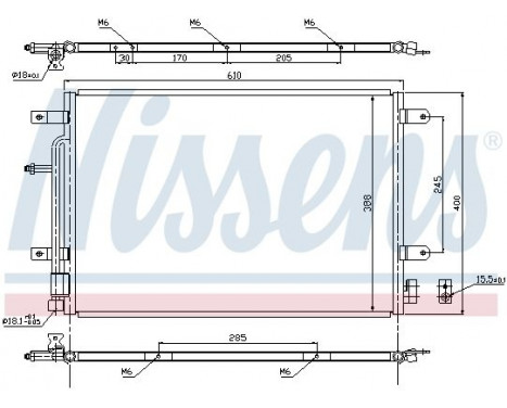 Condenser, air conditioning 940139 Nissens, Image 2