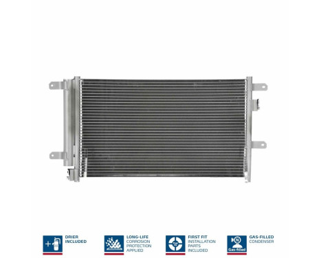 Condenser, air conditioning 940141 Nissens, Image 2