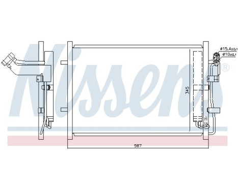 Condenser, air conditioning 940148 Nissens, Image 6