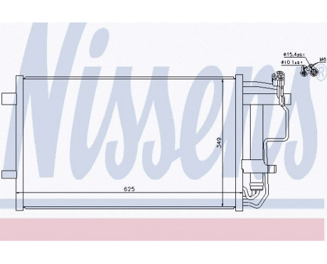 Condenser, air conditioning 940149 Nissens, Image 7