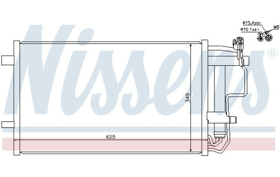 Condenser, air conditioning 940149 Nissens, Image 6