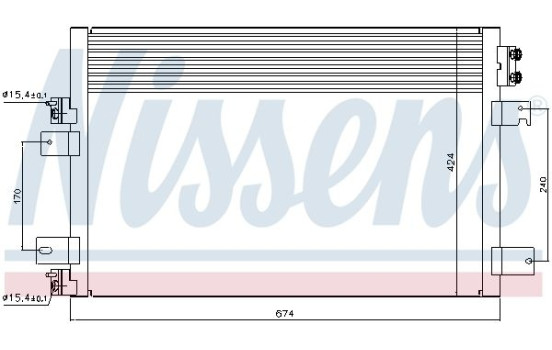 Condenser, air conditioning 940151 Nissens, Image 6
