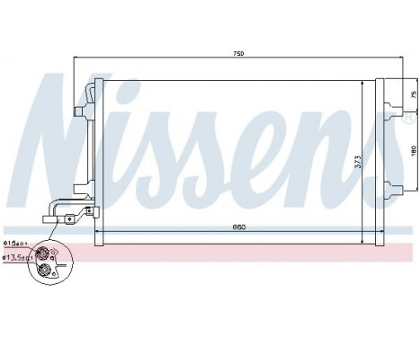 Condenser, air conditioning 940154 Nissens, Image 7