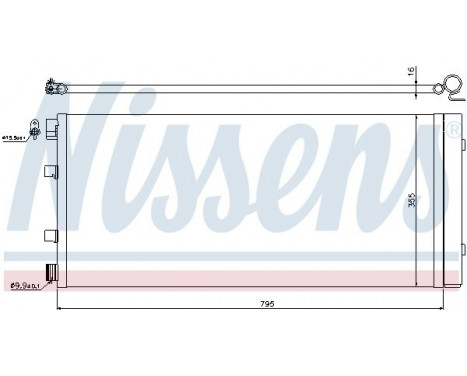 Condenser, air conditioning 940158 Nissens, Image 2