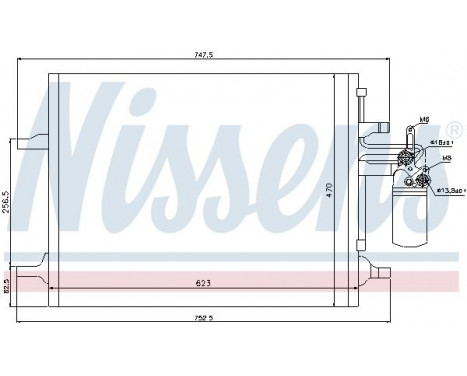 Condenser, air conditioning 940159 Nissens, Image 2