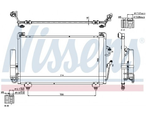 Condenser, air conditioning 940165 Nissens, Image 3
