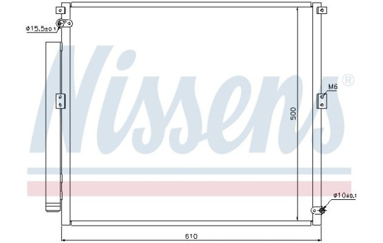 Condenser, air conditioning 940167 Nissens, Image 3