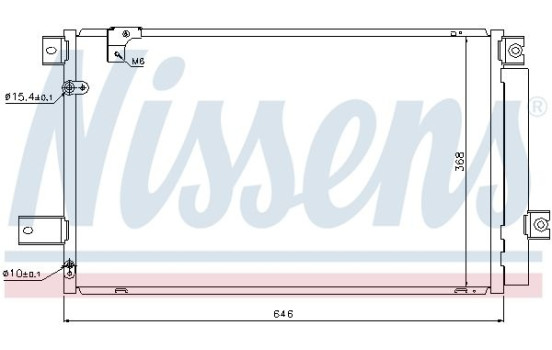 Condenser, air conditioning 940170 Nissens, Image 6