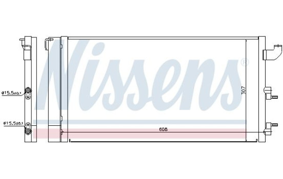 Condenser, air conditioning 940173 Nissens, Image 2
