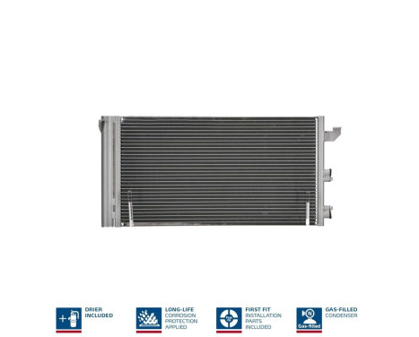 Condenser, air conditioning 940173 Nissens, Image 3