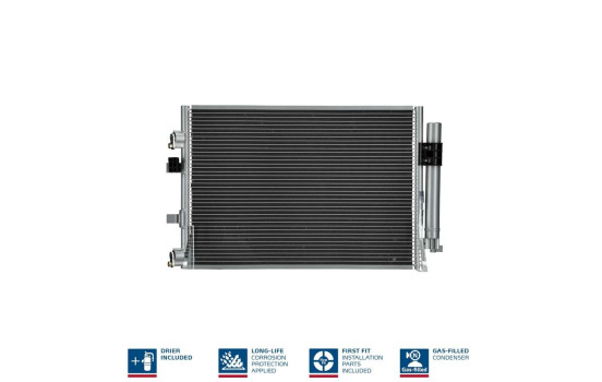 Condenser, air conditioning 940182 Nissens, Image 3
