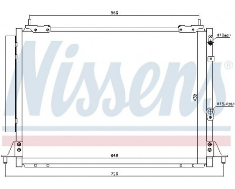 Condenser, air conditioning 940188 Nissens, Image 5