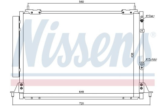 Condenser, air conditioning 940188 Nissens, Image 5