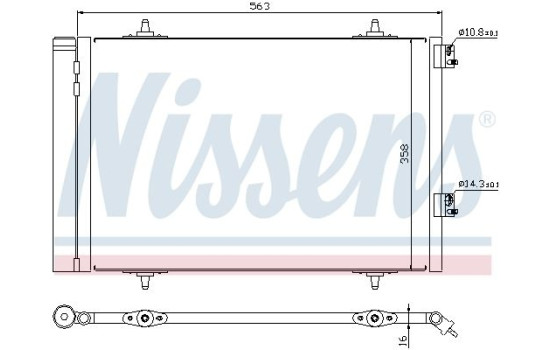 Condenser, air conditioning 940189 Nissens, Image 6