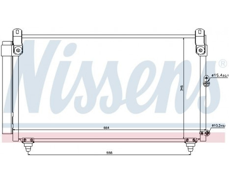 Condenser, air conditioning 940191 Nissens, Image 2