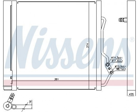 Condenser, air conditioning 940192 Nissens, Image 6