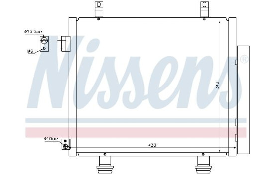 Condenser, air conditioning 940193 Nissens, Image 2