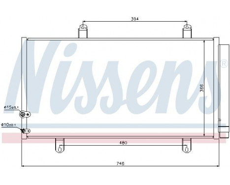 Condenser, air conditioning 940194 Nissens, Image 6