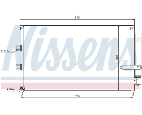 Condenser, air conditioning 940197 Nissens, Image 6