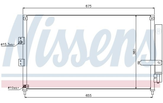 Condenser, air conditioning 940197 Nissens, Image 6