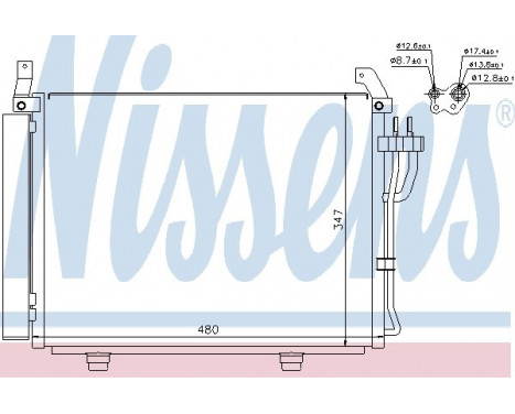 Condenser, air conditioning 940205 Nissens, Image 6