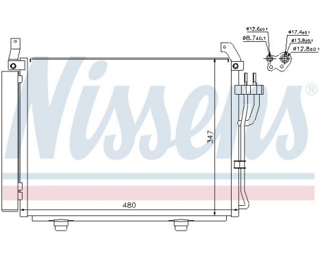 Condenser, air conditioning 940205 Nissens, Image 7