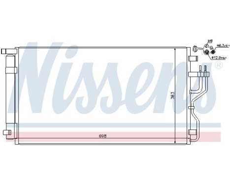 Condenser, air conditioning 940208 Nissens, Image 2