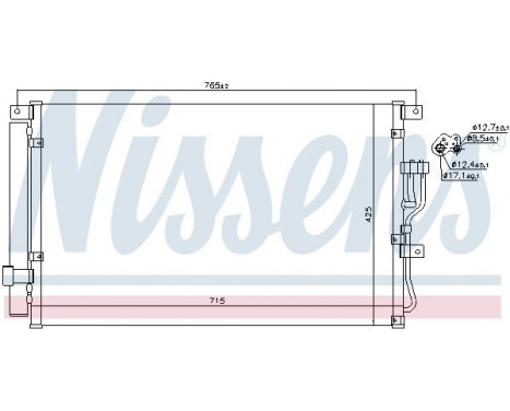 Condenser, air conditioning 940210 Nissens, Image 5