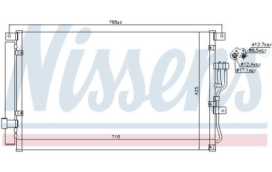 Condenser, air conditioning 940210 Nissens, Image 5