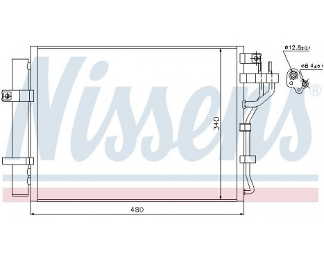 Condenser, air conditioning 940219 Nissens, Image 3