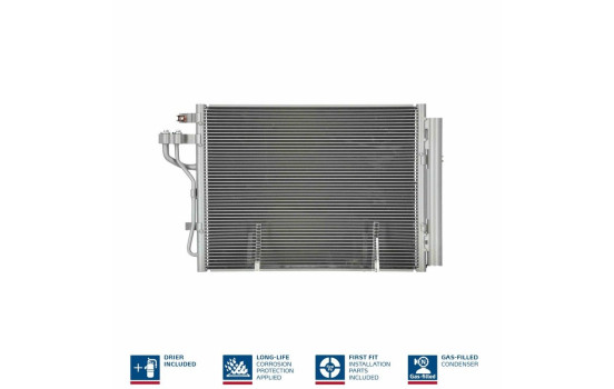 Condenser, air conditioning 940219 Nissens, Image 4