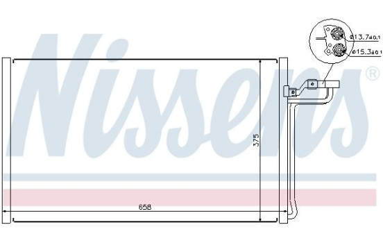 Condenser, air conditioning 940220 Nissens, Image 5