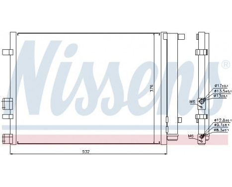 Condenser, air conditioning 940221 Nissens, Image 2